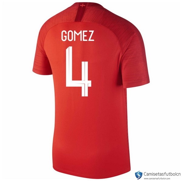 Camiseta Seleccion Inglaterra Segunda equipo Gomez 2018 Rojo